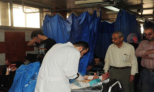 Terroristas atacan con proyectiles zonas residenciales en la capital siria